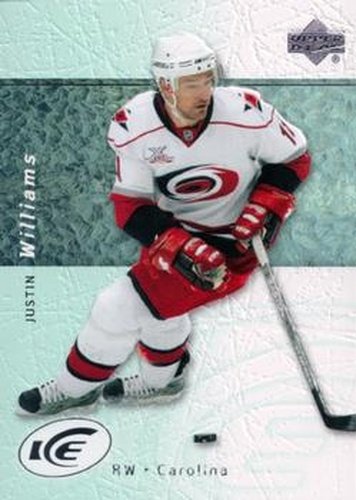 #41 Justin Williams - Carolina Hurricanes - 2007-08 Upper Deck Ice Hockey