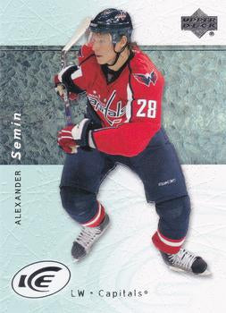 #50 Alexander Semin - Washington Capitals - 2007-08 Upper Deck Ice Hockey