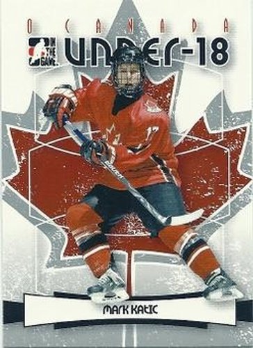 #14 Mark Katic - Canada - 2007-08 In The Game O Canada Hockey