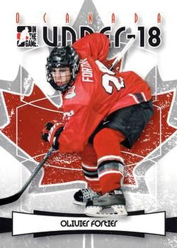 #15 Olivier Fortier - Canada - 2007-08 In The Game O Canada Hockey