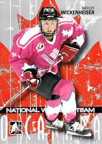#32 Hayley Wickenheiser - Canada - 2007-08 In The Game O Canada Hockey