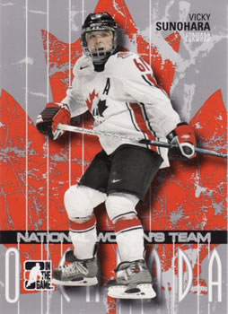 #41 Vicky Sunohara - Canada - 2007-08 In The Game O Canada Hockey