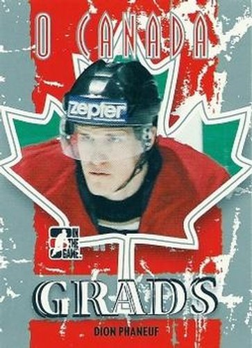 #70 Dion Phaneuf - Canada - 2007-08 In The Game O Canada Hockey