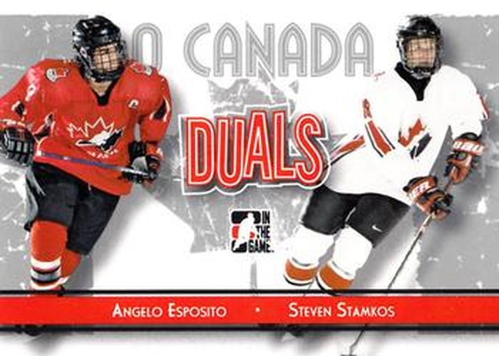 #81 Angelo Esposito / Steven Stamkos - Canada - 2007-08 In The Game O Canada Hockey