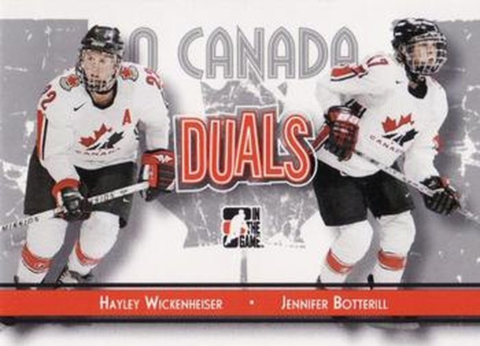 #83 Hayley Wickenheiser / Jennifer Botterill - Canada - 2007-08 In The Game O Canada Hockey