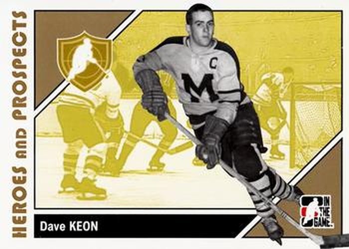 #11 Dave Keon - St. Michael's Majors - 2007-08 In The Game Heroes and Prospects Hockey