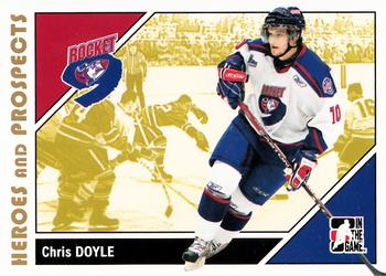 #161 Chris Doyle - Prince Edward Island Rocket - 2007-08 In The Game Heroes and Prospects Hockey
