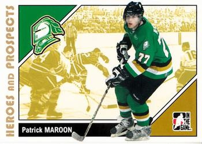 #181 Patrick Maroon - London Knights - 2007-08 In The Game Heroes and Prospects Hockey