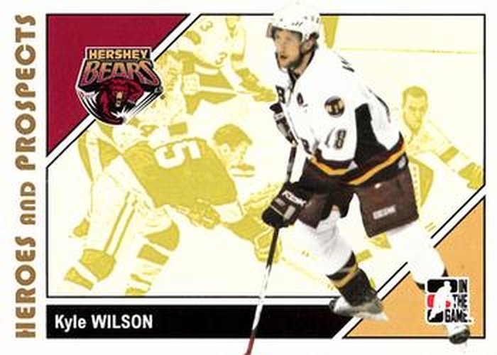 #27 Kyle Wilson - Hershey Bears - 2007-08 In The Game Heroes and Prospects Hockey