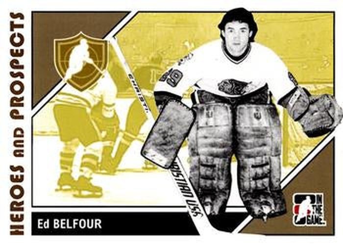 #2 Ed Belfour - Saginaw Hawks - 2007-08 In The Game Heroes and Prospects Hockey