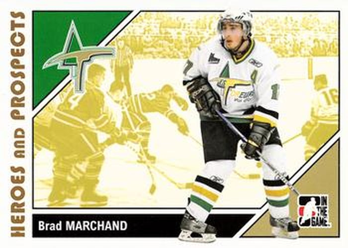 #54 Brad Marchand - Val d'Or Foreurs - 2007-08 In The Game Heroes and Prospects Hockey