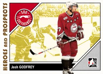 #76 Josh Godfrey - Sault Ste. Marie Greyhounds - 2007-08 In The Game Heroes and Prospects Hockey