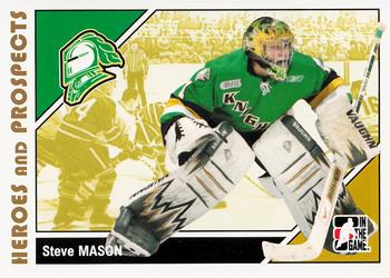 #80 Steve Mason - London Knights - 2007-08 In The Game Heroes and Prospects Hockey