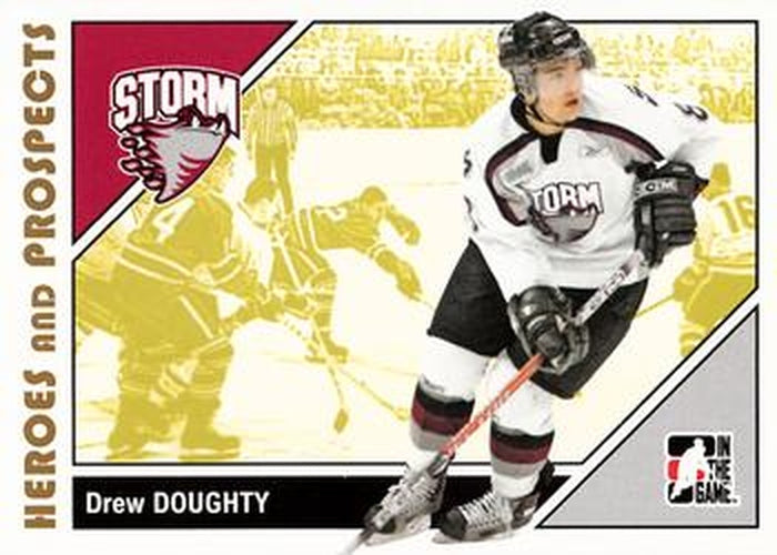 #81 Drew Doughty - Guelph Storm - 2007-08 In The Game Heroes and Prospects Hockey