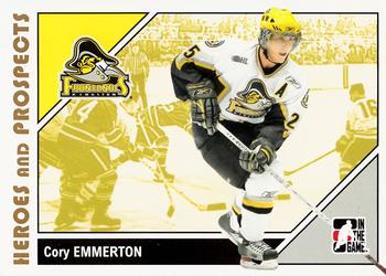#82 Cory Emmerton - Kingston Frontenacs - 2007-08 In The Game Heroes and Prospects Hockey