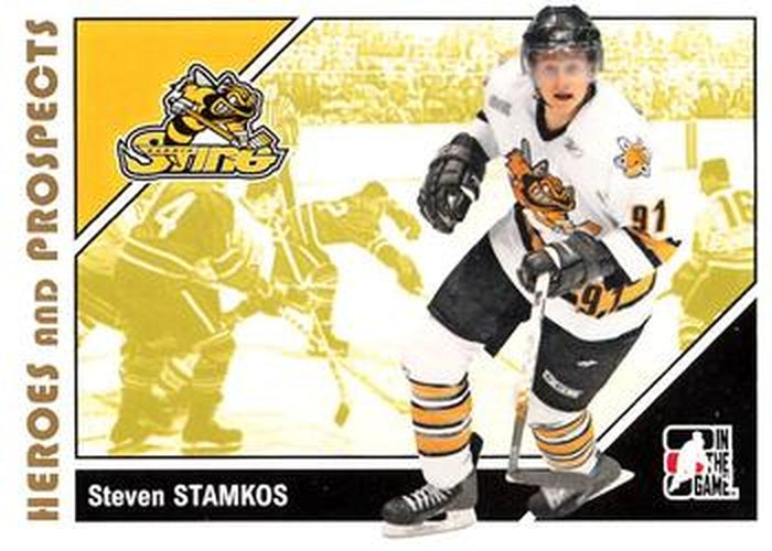 #85 Steven Stamkos - Sarnia Sting - 2007-08 In The Game Heroes and Prospects Hockey