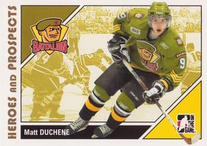 #87 Matt Duchene - Brampton Battalion - 2007-08 In The Game Heroes and Prospects Hockey