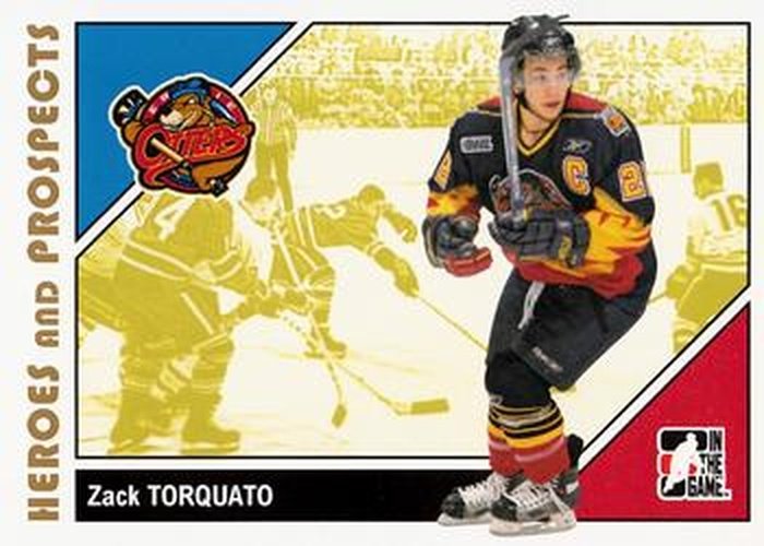 #90 Zack Torquato - Erie Otters - 2007-08 In The Game Heroes and Prospects Hockey