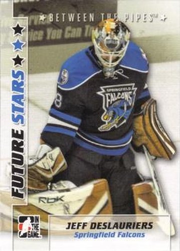 #17 Jeff Deslauriers - Springfield Falcons - 2007-08 In The Game Between the Pipes Hockey