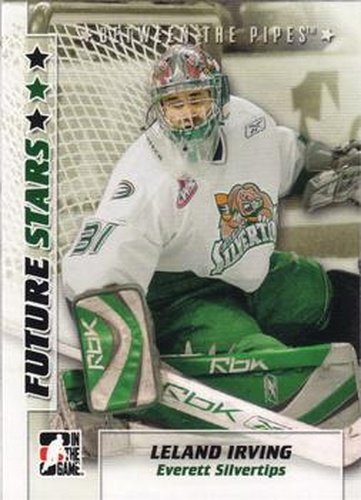 #34 Leland Irving - Everett Silvertips - 2007-08 In The Game Between the Pipes Hockey