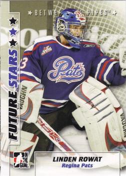 #35 Linden Rowat - Regina Pats - 2007-08 In The Game Between the Pipes Hockey