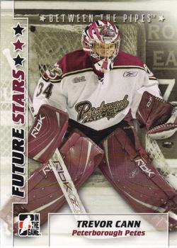 #57 Trevor Cann - Peterborough Petes - 2007-08 In The Game Between the Pipes Hockey