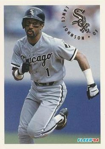 #85 Lance Johnson - Chicago White Sox - 1994 Fleer Baseball