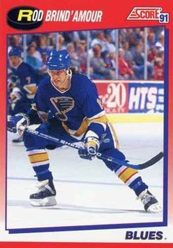 #85 Rod Brind'Amour - St. Louis Blues - 1991-92 Score Canadian Bilingual Hockey