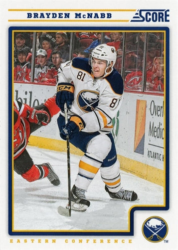 #85 Brayden McNabb - Buffalo Sabres - 2012-13 Score Hockey