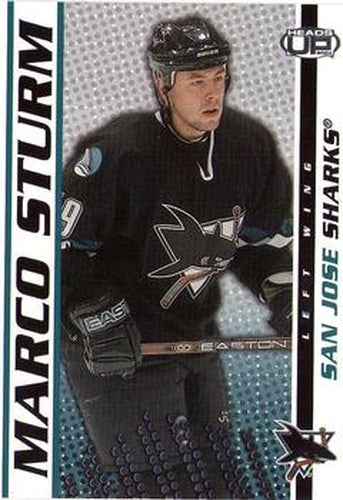 #85 Marco Sturm - San Jose Sharks - 2003-04 Pacific Heads Up Hockey