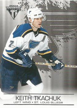 #85 Keith Tkachuk - St. Louis Blues - 2003-04 Pacific Private Stock Titanium Hockey