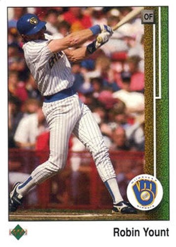 #285 Robin Yount - Milwaukee Brewers - 1989 Upper Deck Baseball