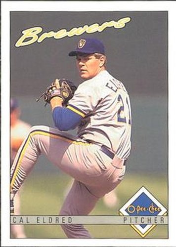 #85 Cal Eldred - Milwaukee Brewers - 1993 O-Pee-Chee Baseball