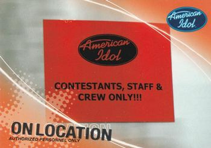 #85 Authorized Personnel Only - 2004 Fleer American Idol Season 3