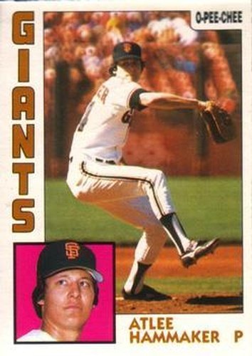 #85 Atlee Hammaker - San Francisco Giants - 1984 O-Pee-Chee Baseball