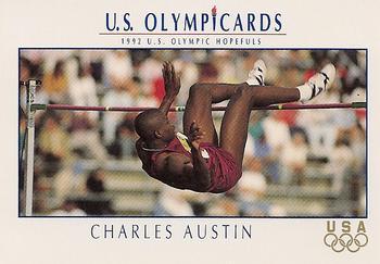 #85 Charles Austin - USA - 1992 Impel U.S. Olympic Hopefuls