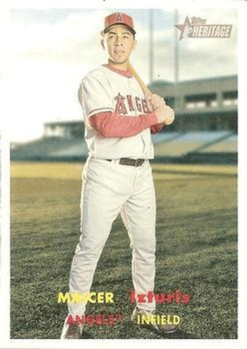 #85 Maicer Izturis - Los Angeles Angels - 2006 Topps Heritage Baseball