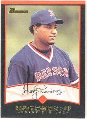 #85 Manny Ramirez - Boston Red Sox - 2001 Bowman Baseball