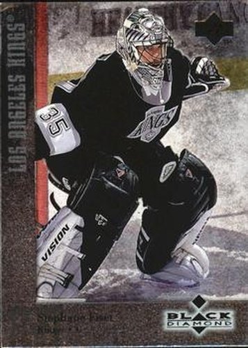 #85 Stephane Fiset - Los Angeles Kings - 1996-97 Upper Deck Black Diamond Hockey