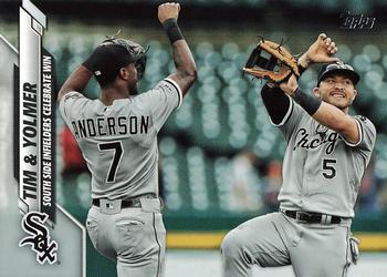 #85 Tim & Yolmer Tim Anderson / Yolmer Sanchez - Chicago White Sox - 2020 Topps Baseball