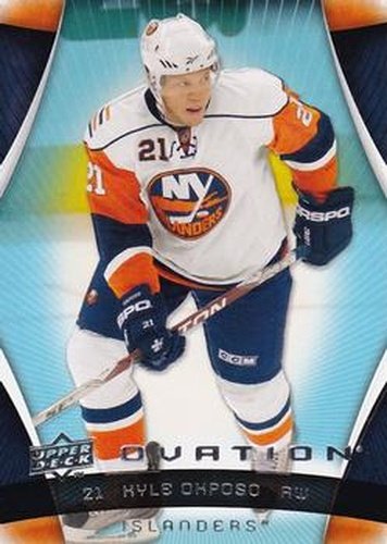 #85 Kyle Okposo - New York Islanders - 2009-10 Upper Deck Ovation Hockey