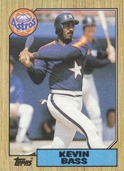 #85 Kevin Bass - Houston Astros - 1987 Topps Baseball
