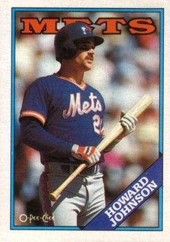 #85 Howard Johnson - New York Mets - 1988 O-Pee-Chee Baseball