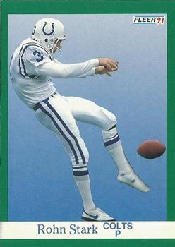 #85 Rohn Stark - Indianapolis Colts - 1991 Fleer Football