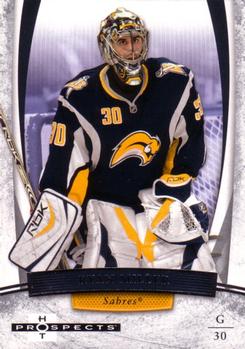 #85 Ryan Miller - Buffalo Sabres - 2007-08 Fleer Hot Prospects Hockey