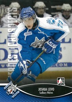 #85 Joshua Leivo - Sudbury Wolves - 2012-13 In The Game Heroes and Prospects Hockey