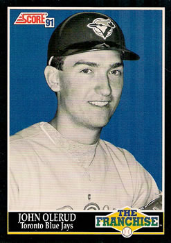 #860 John Olerud - Toronto Blue Jays - 1991 Score Baseball