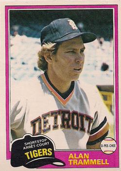 #133 Alan Trammell - Detroit Tigers - 1981 O-Pee-Chee Baseball