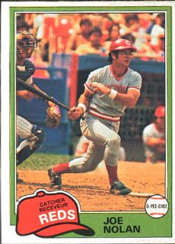 #149 Joe Nolan - Cincinnati Reds - 1981 O-Pee-Chee Baseball