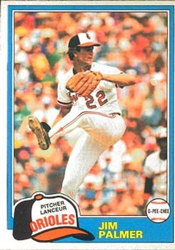 #210 Jim Palmer - Baltimore Orioles - 1981 O-Pee-Chee Baseball